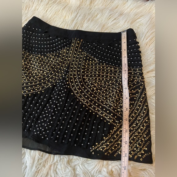 New Nasty Gal Black Sequined Skirt Size S - Picture 4 of 8